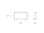 KVH Starlink Gen 3 Router Bracket Mount | 19-1240-18