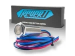 PLASHLIGHTS REVERT Harsh Environment 22MM Dual Color Push Button Momentary - Stainless Steel | HPBS-22-SS-M