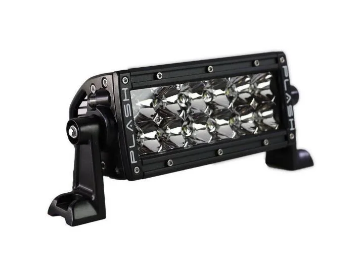 PLASHLIGHTS 6" XX-Series LED Light Bar Marine Blk Housing (5W), Double Row Combo Beam. | XX-6-5W-BLK