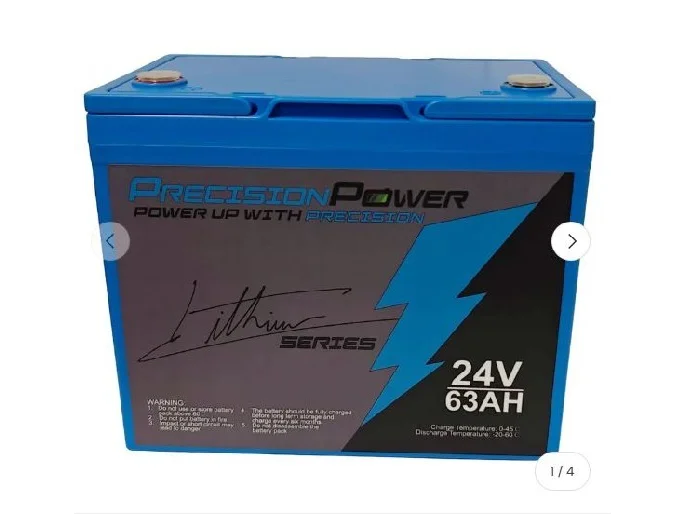 PRECISION SONAR Lithium 24V 63Ah Smart Battery (Deep Cycle) | PP-24V-63AH **DROP SHIP ITEM $50.00 SHIPPING
