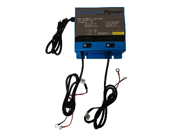 PRECISION SONAR 2 Channel Multi functional Battery Charger | PP-24V/10A-12V/15A-CHRGR **DROP SHIP ITEM $15.00 SHIPPING**