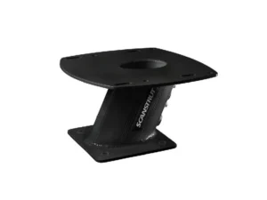 SCANSTRUT Black Aluminum PowerTower - Aft Leaning 150mm / 6" for Dome Radars | APT-150-01-BLK