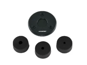 SCANSTRUT Low Profile Cable Seal to accommodate cables from 4-9mm (0.15"-0.35"), Anodized Aluminum - Black | DS-LP-21A-BLK