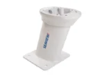 SEAVIEW 10" Modular Radar Mount, FWD Raked, 7" x 7" Base Plate, Light Bar Compatible. *Top plate required | PMF107M1