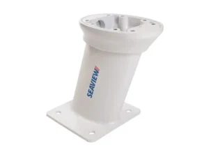 SEAVIEW 10" Modular Radar Mount, FWD Raked, 7" x 7" Base Plate, Light Bar Compatible. *Top plate required | PMF107M1
