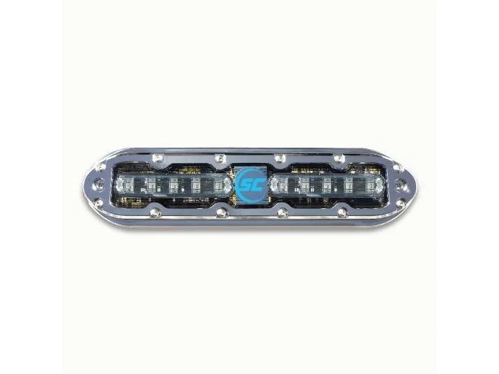SHADOW-CASTER SCM10 316 SS Housing Underwater Light - Bimini Blue w/ 20' Cable | SCM-10-BB-20