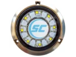 SHADOW-CASTER 16 LEDs Bronze Underwater Marine Light - Blue & White | SCR-16-BW-BZ-10