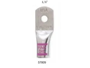 SPECTRO WIRE Tinned Lug Terminal 1-2 AWG 1/4" STUD SIZE | 57809-10