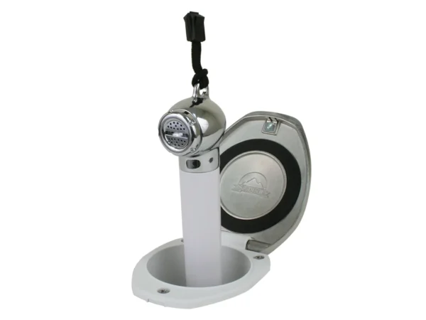 Scandvik White & SS Recessed Transom Shower Handle/Hose - Vertical/Horizontal Mount - 6' Hose - Image 3