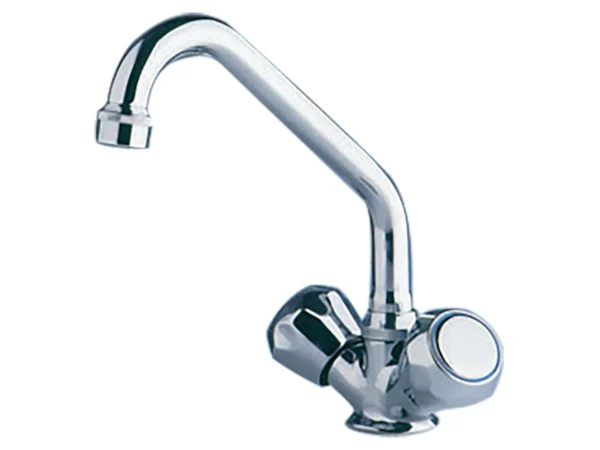 Scandvik Chrome Galley Mixer w/Swivel Spout - Image 2