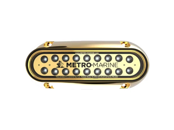 Metro Marine High-Output Elongated Underwater Light w/Intelligent Monochromatic LED's - Green, 45° Beam