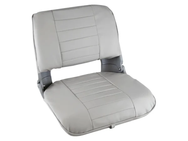 Wise Pro Style Clamshell Fold Down Fishing Seat - Grey - Image 3