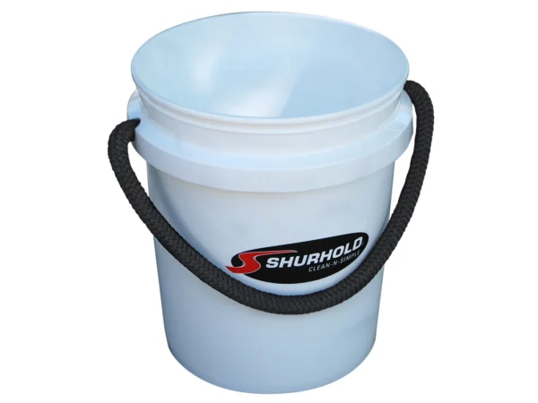 Shurhold World's Best Rope Handle Bucket - 5 Gallon - White - Image 2