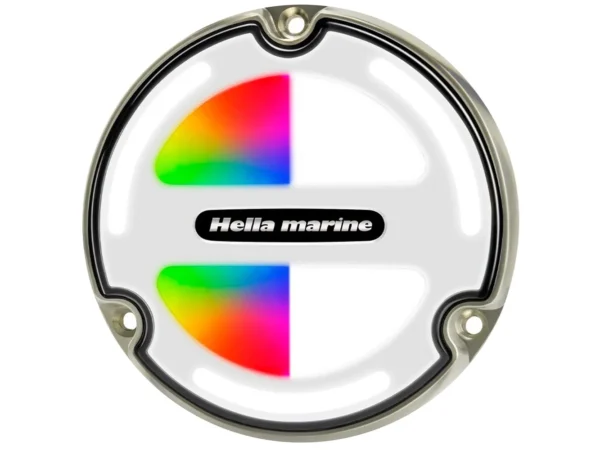 Hella Marine Apelo A3 RGBW Underwater Light - Bronze - White Lens - Image 2