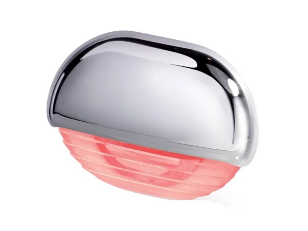 Hella Marine Easy Fit Step Lamp - Red w/Chrome Cap - Image 2