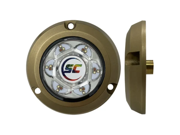 Shadow-Caster SC2 Series Bronze Surface Mount Underwater Light - Full-Color - Image 2