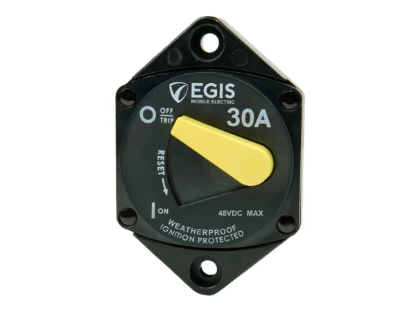 Egis 30A Panel Mount 87 Series Circuit Breaker