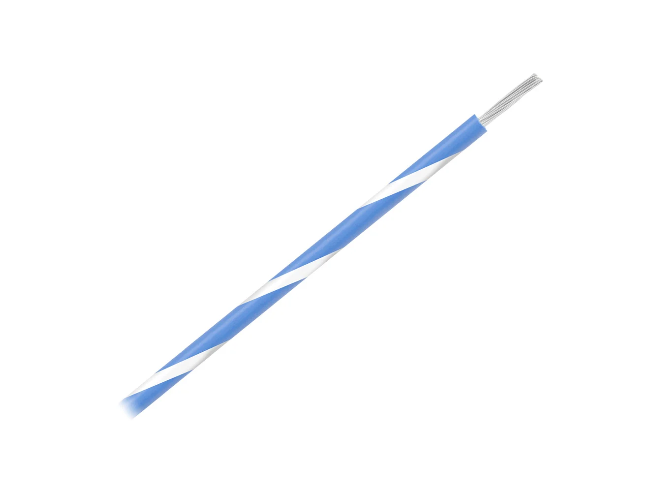 Pacer 16 AWG Gauge Striped Marine Wire 500' Spool - Blue w/White Stripe