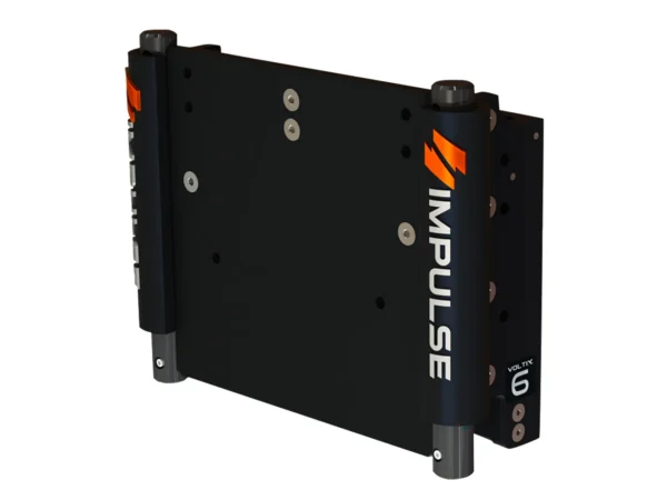 IMPULSE 6" Set Back Electric Jack Plate w/Standard Control - Black Anodize