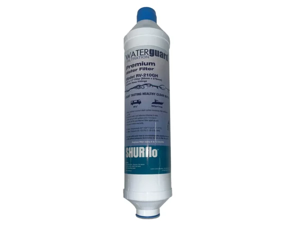 Shurflo by Pentair City Water Entry In-Line Filter w/Garden Hose Ends