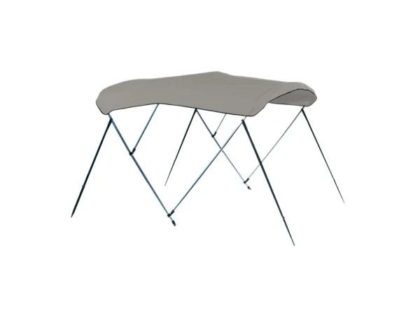 Carver 4 Bow 8' Pontoon Bimini Top w/Boot - Cadet Grey Acrylic