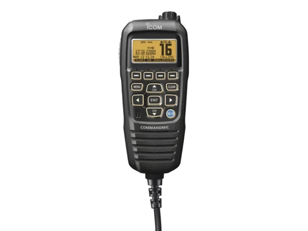 Icom HM195 CommandMic™ IV w/Yellow BlackLit LCD - Black