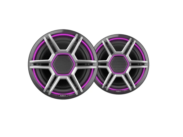 Fusion Apollo™ 8.8" LED Marine Speakers w/Sports Grey Grille