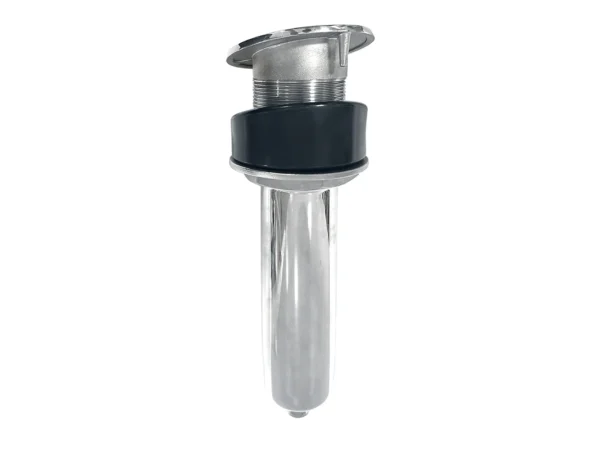 Tigress 10.5" 15-Degree Swivel Rod Holder - Screwless - Stainless Steel