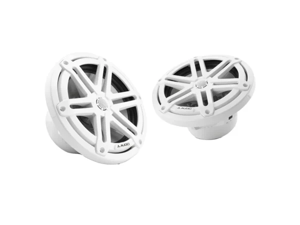 JL Audio M3 Series 7.7" Marine Coaxial Speakers w/Gloss White Sport Grilles - M3-770X-S-Gw