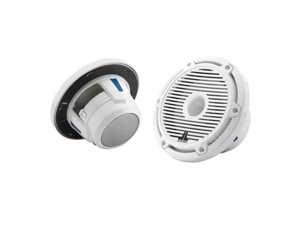 JL Audio M6 Series 6.5" Marine Coaxial Speakers w/Gloss White Classic Grille - M6-650X-C-3Gw