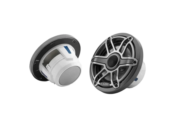JL Audio M6 Series 6.5" Marine Coaxial Speakers w/Titanium Sport Grille - M6-650X-S-GmTi