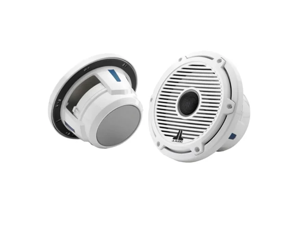 JL Audio M6 Series 7.7" Marine Coaxial Speaker w/Gloss White Classic Grille & Black Tweeter Mesh - M6-770X-C-GwGw