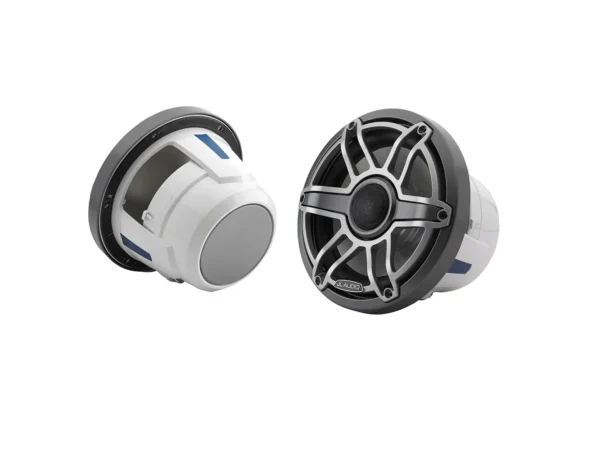 JL Audio M6 Series 8.8" Marine Coaxial Speakers w/Titanium Sport Grille - M6-880X-S-GmTi