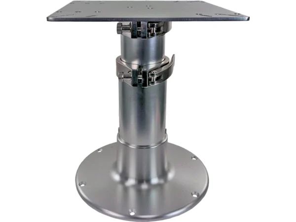 Springfield Pedestal - 3-Stage Table - 16"-30" - Brite Dip