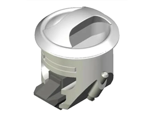 Southco Novibra Push To Latch - White