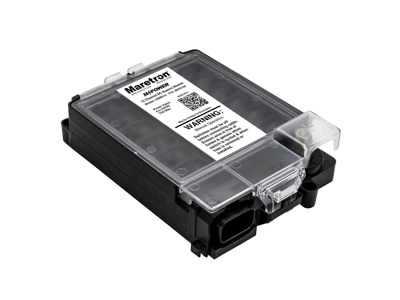 Maretron 12 Circuit Bypass Module NMEA 2K w/o Fuse Pack & Jumper Wire