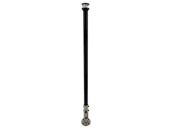 Seaview 36" Manually Folding Light Post w/316 Stainless Steel Base & LTBLED12C5 Navigation Light - Black