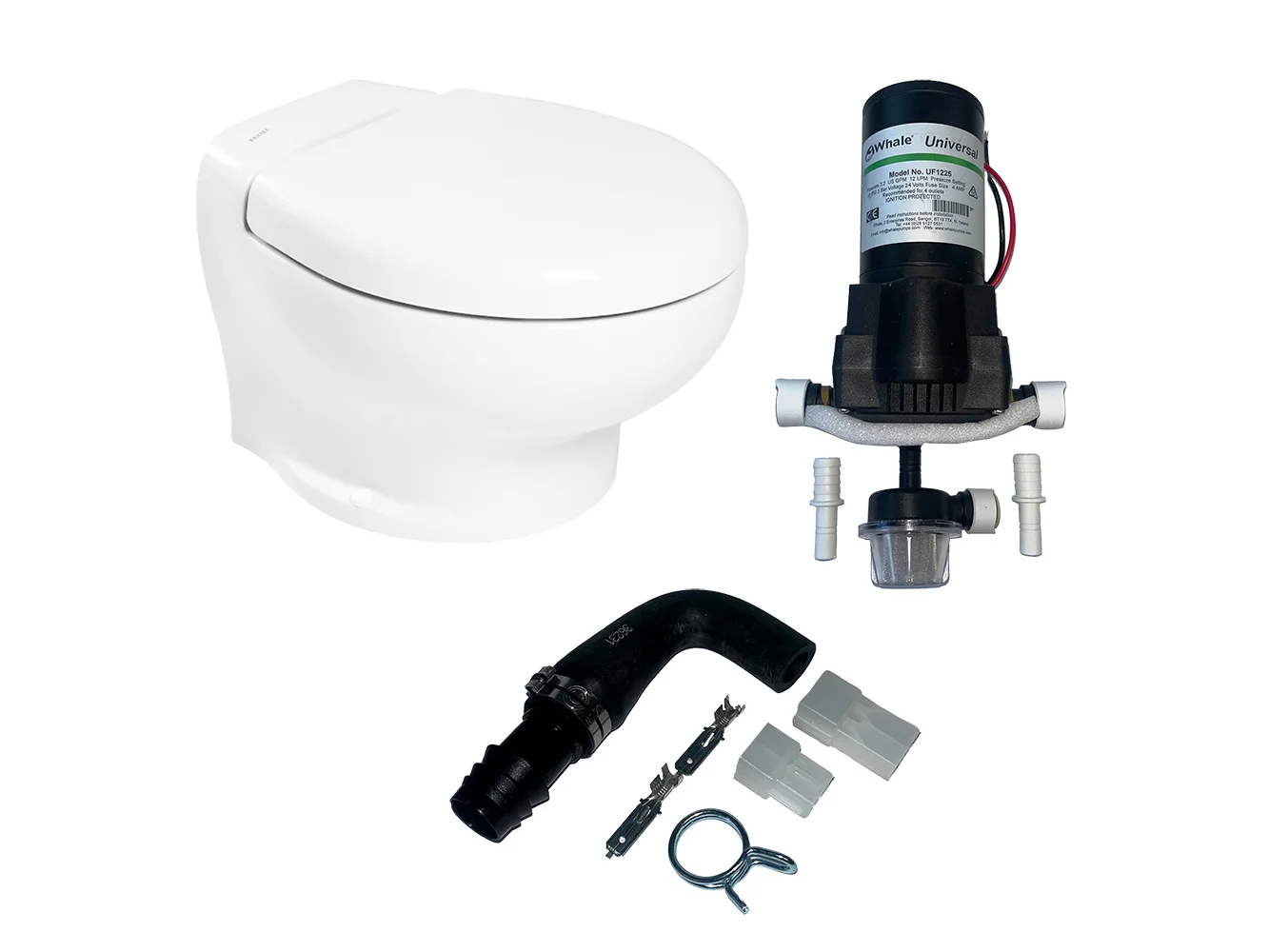 Thetford Nano Eco Compact Toilet Raw Water Kit w/Inlet Pump - 24V