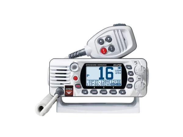 Standard Horizon GX1410GW Eclipse Series 25W Fixed Mount VHF/GPS - White