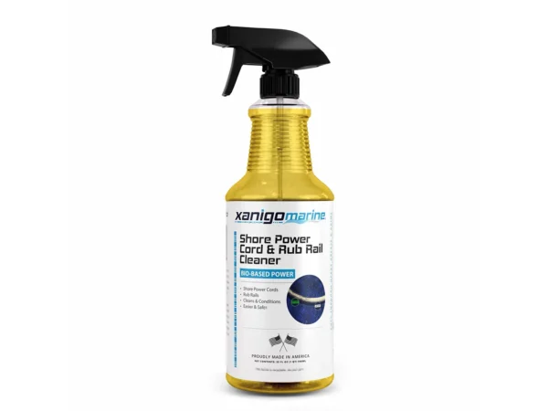 Xanigo Marine Shore Power Cord & Rub Rail Cleaner - 32oz