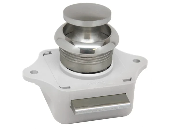 Sea-Dog Push Button Rim Latch - Stainless Steel/Plastic Housing