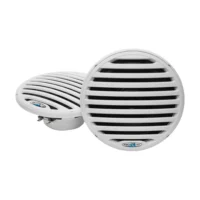 Aquatic AV 6.5" Economy Speakers - White - Pair