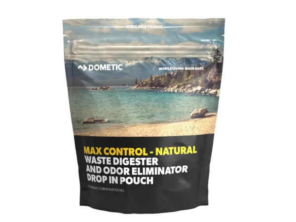 Dometic Max Control Waste Digester & Odor Eliminator Drop-In Pouch - 12-Pack