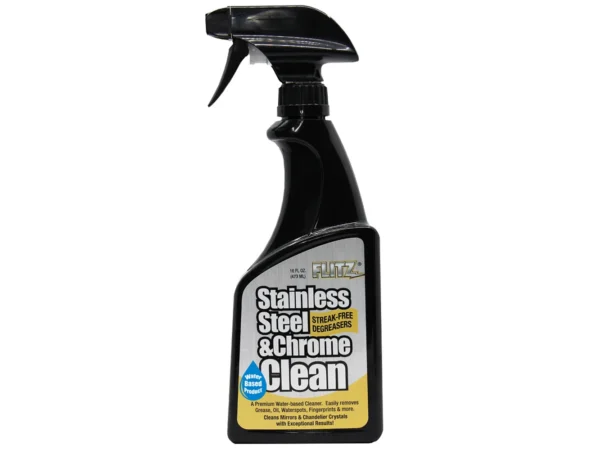 Flitz Stainless Steel & Chrome Cleaner w/Degreaser - 16oz