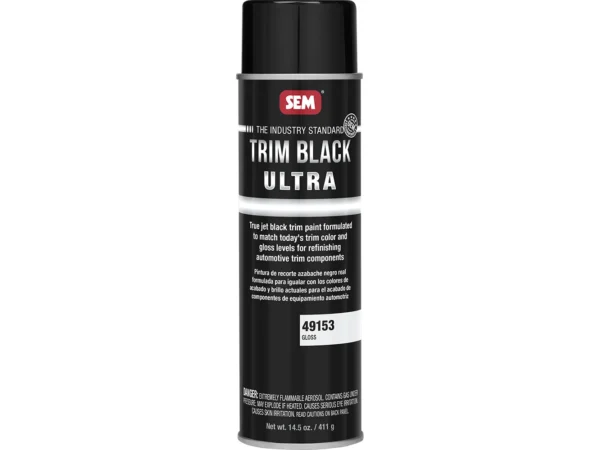 SEM Trim Black Ultra - 20oz Aerosol Can - Gloss Finish