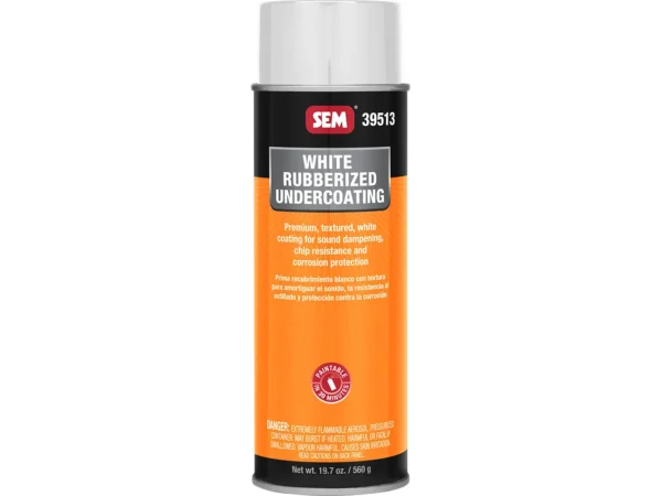 SEM Rubberized Undercoating - 24oz Aerosol Can - White