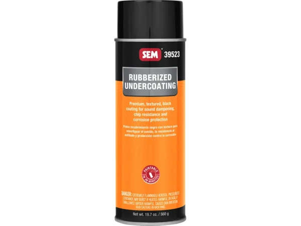 SEM Rubberized Undercoating - 24oz Aerosol Can - Black