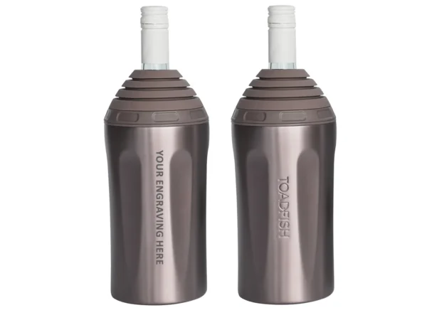 Toadfish Custom Engraved Stainless Steel Wine Chiller - Rose Gold (MINIMUM ORDER QUANTITY OF 25)