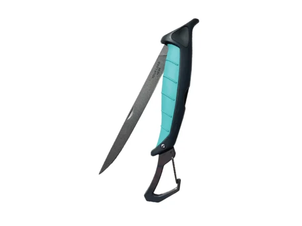 Toadfish Custom Engraved Stowaway Folding Fillet Knife w/Built-In Carabiner - 7" (MINIMUM ORDER QUANTITY OF 25)