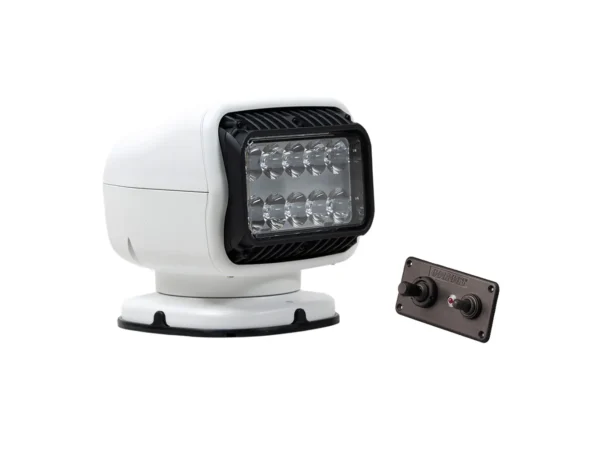 Golight GT Series LED Hybrid Light Permanent Mount w/Hardwired Dash Mount Remote - 12V - White